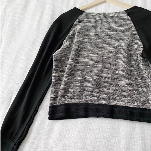 Tweed Front Lightweight Dressy Casual Jacket - Picture 4 of 10